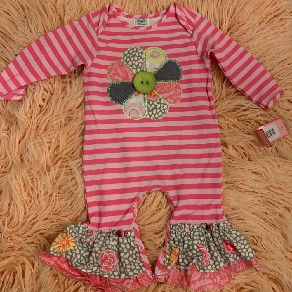 Baby Girls One Piece Outfit by Peaches and Cream